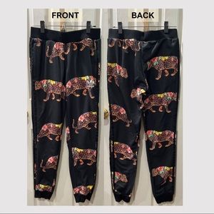 RARE Adidas Originals X FARM Oncada Leopard Print Joggers, size SMALL